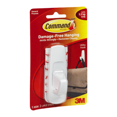 Command Damage-Free Hanging Utility Hook