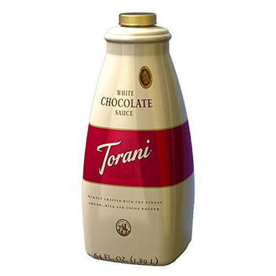 Torani White Chocolate Sauce, Half Gallon