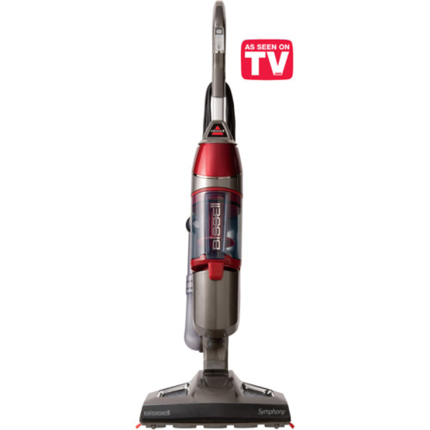 Bissell Symphony Vacuum and Steam Mop with 2 Mop Pads, 1132