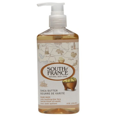 South of France Natural Body Care, Hand Wash with Soothing Aloe Vera, Shea Butter, 8 oz