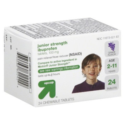 up & up Children's Ibuprofen Chewable Tablets - Grape (24 Count)