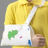 Champion KidsLine Pediatric Cradle Style Sling White w/ Dinosaur Print