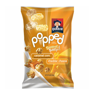 Quaker® Popped Sweet & Salty Caramel Corn & Cheddar Cheese Rice Snacks