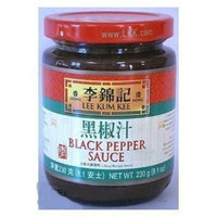 DragonMall Seasonings Lee Kum Kee Black Pepper Sauce, 8.1-ounce Jars (Pack of 3)