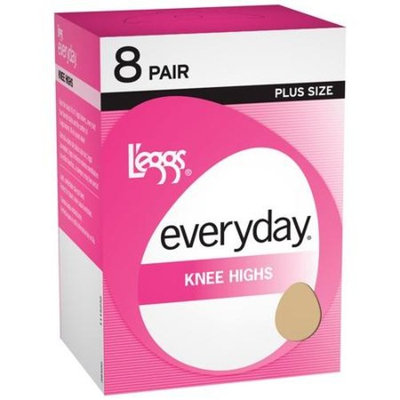 Hanes L'eggs Everyday Knee Highs, 8-Pair