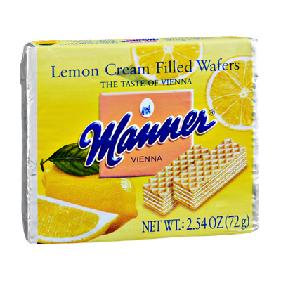Manner Vienna Lemon Cream Filled Wafers