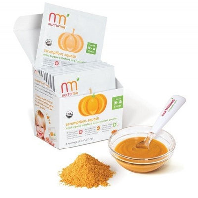 NurturMe Stage 1 Dry Baby Food - Scrumptious Squash - 0.46 oz - 8 pk