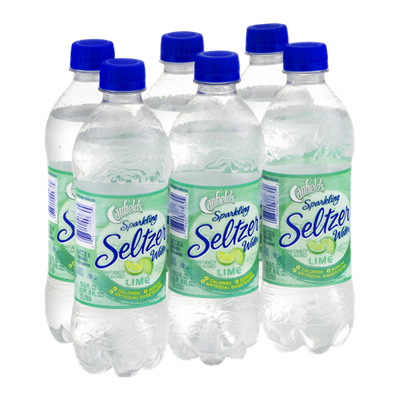 Canfield's Sparkling Seltzer Water Lime - 6 CT