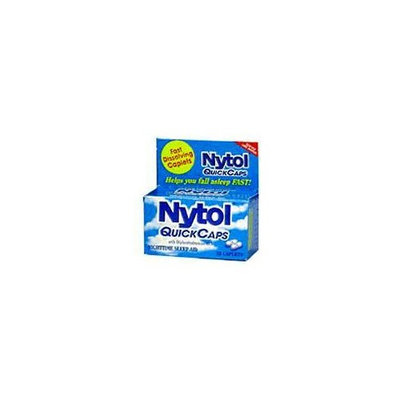Nytol Quickcaps, Regular, 16 Caplets, (Pack of 2)