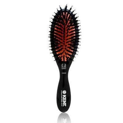 Kent Brushes Oval Porcupine Cushion Hairbrush, Ruby CSMM, Medium, 6 Ounce