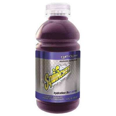 SQWINCHER 030902GR Sports Drink, Grape, 12 oz, PK24