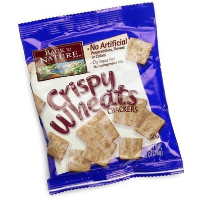 Back to Nature Crispy Wheat Crackers, 1-Ounce Bags (Pack of 32)