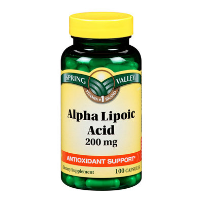 Spring Valley Dietary Supplement Alpha Lipoic Acid 100 ct
