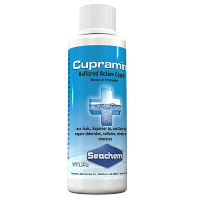 Topdawg Pet Supply Seachem Laboratories Sli Medication Cupramine 100 ml.