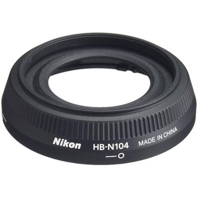 Nikon HB-N104 Bayonet Lens Hood for Nikon 1 18.5mm f/1.8 (Black)