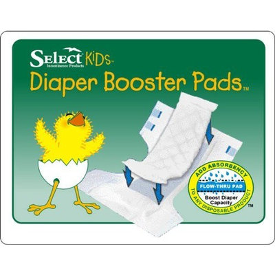 Select Kids Booster Pads Diaper Doubler, 90 count, 3 Packs of 30