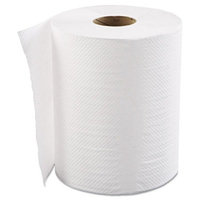 GEN GER600HB Hardwound Roll Towels, 1-Ply, White, 8