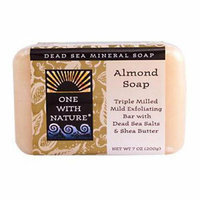 One With Nature Almond Soap Bar 7 oz