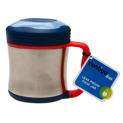 Contigo Scout Stainless Steel Vacuum-Insulated Food Jar, Cobalt, 10 oz