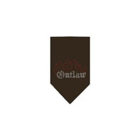 Ahi Outlaw Rhinestone Bandana Cocoa Small