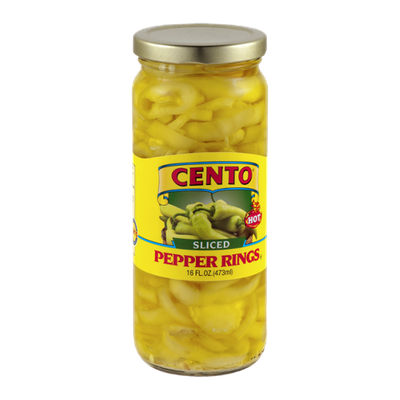 Cento Sliced Pepper Rings Hot