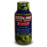Redline 7 Hour 24 Pack - Redline Power Rush! 7-Hour Energy Boost - Lime - 2.5oz.