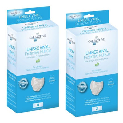 CareActive Unisex Reusable Vinyl Incontinence Pull-On's, 6 pack 2X Large