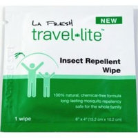 LA Fresh All Natural Insect Repellent Towelette Travel-lite (200 per case)