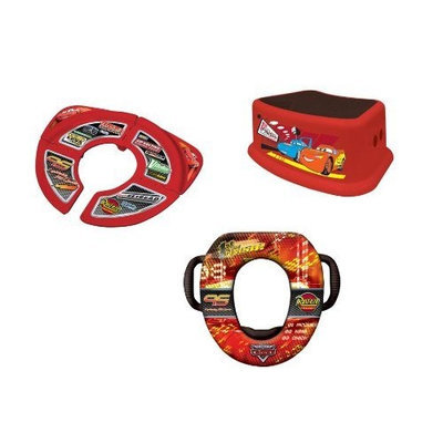 Disney Soft Potty, Travel Potty and Step Stool Combo Set, Pixar Cars (Discontinued by Manufacturer) (Discontinued by Manufacturer)