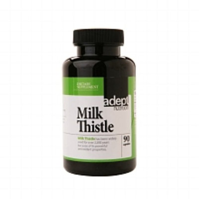 adept nutrition Milk Thistle, Capsules - 90.0ea