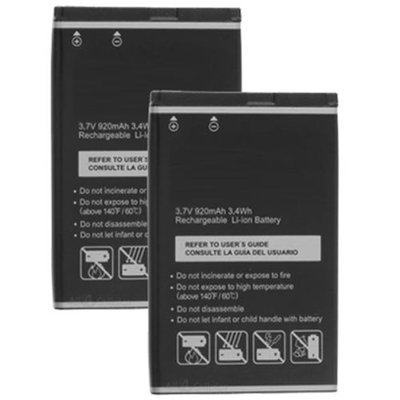 Battery for Pantech PBR-46A (2-Pack) Replacement Battery