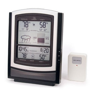 Chaney Instruments Big Screen Wireless Weather Station with Temperature, Humidity, Barometer, Clock and Calendar