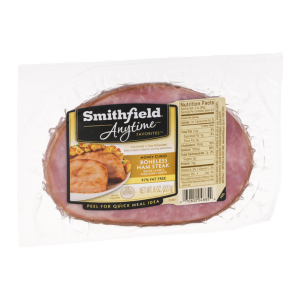 Smithfield Anytime Favorites Honey Cured Boneless Ham Steak Reviews 2019
