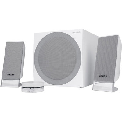 Microlab FC20 40W Subwoofer Stereo Speaker, White