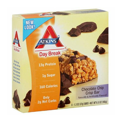 Atkins Day Break Bar Chocolate Chip Crisp 5 Bars