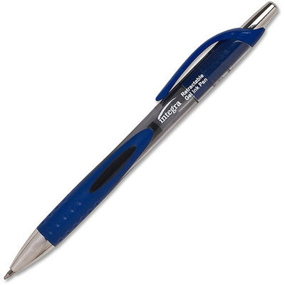 Integra ITA39068 Retractable Gel Pens Pack of 12