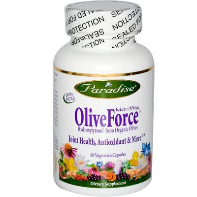 Paradise Herbs Medvita Olive Force Vegetarian Capsules, 60 Count