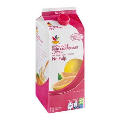 Ahold 100% Pure Pink Grapefruit Juice Not from Concentrate No Pulp