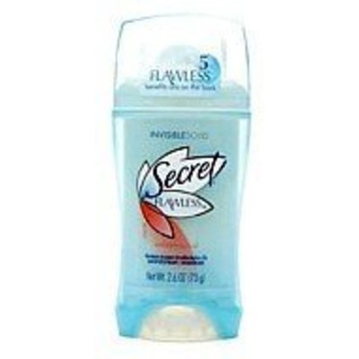 Secret Flawless Antiperspirant/Deodorant, Invisible Solid, Completely Clean, 2.6 oz.
