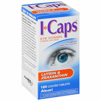 ALCON ICAPS Lutein & Zeaxanthin Eye Vitamin Supplement - 120 tablets