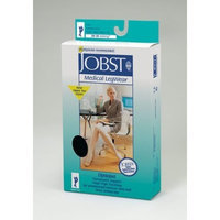 Jobst Women's Opaque 20-30 mmHg Open Toe Thigh High Firm Support Stocking Size: Small, Color: Classic Black
