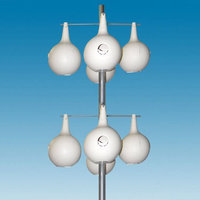Heath Outdoor Products 301X8 13.5' Aluminum Purple Martin Gourd Pole 8pc