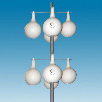Heath Outdoor Products 301X8 13.5' Aluminum Purple Martin Gourd Pole 8pc