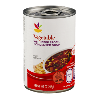 Ahold Vegetable with Beef Stock Condensed Soup