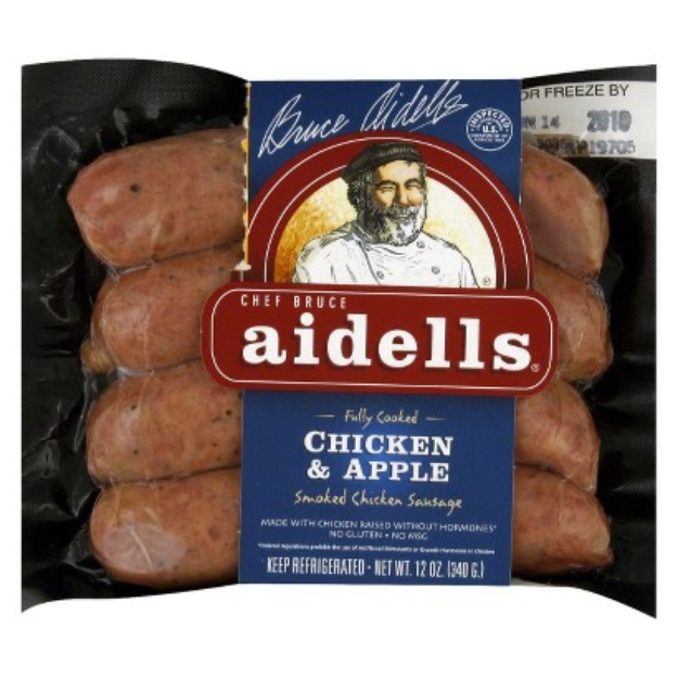 Aidells Sausage Chef Bruce Aidells Fully Cooked Chicken & Apple Smoked Chicken