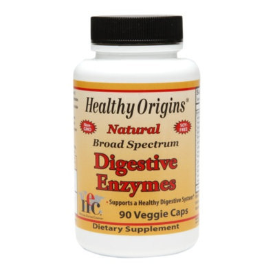 Healthy Origins Natural Broad Spectrum Digestive Enzymes, Veggie Capsules, 90 ea
