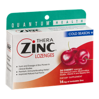 Thera Zinc Lozenges Cherry - 24 CT