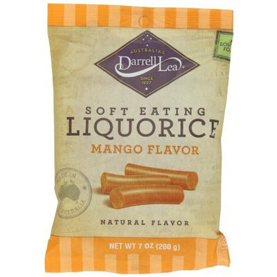 Darrell Lea Mango Soft Eating Liquorice, 7-Ounce Bags (Pack of 8)