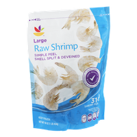 Ahold Large Raw Shrimp Simple Peel Shell Split & Deveined