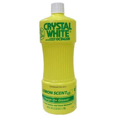 Octagon Crystal White Liquid Detergent: Lemon 40 OZ